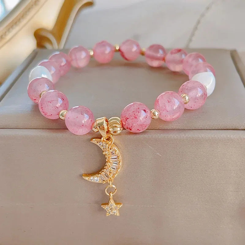Crystal Freshwater Pearls Zircon Moon