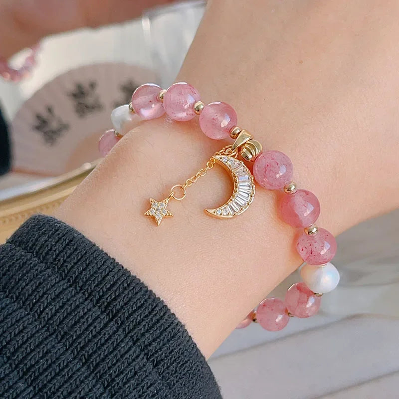Crystal Freshwater Pearls Zircon Moon