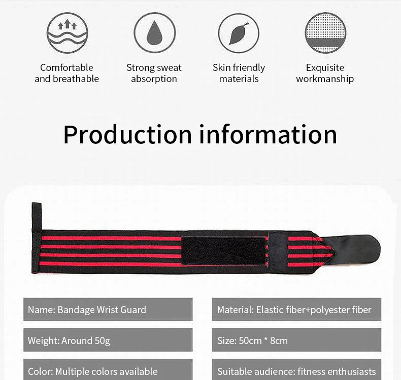 Wristband Wrist Support Brace Straps