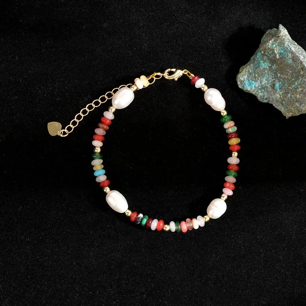 Natural Handmade Freshwater Pearl Bracelet