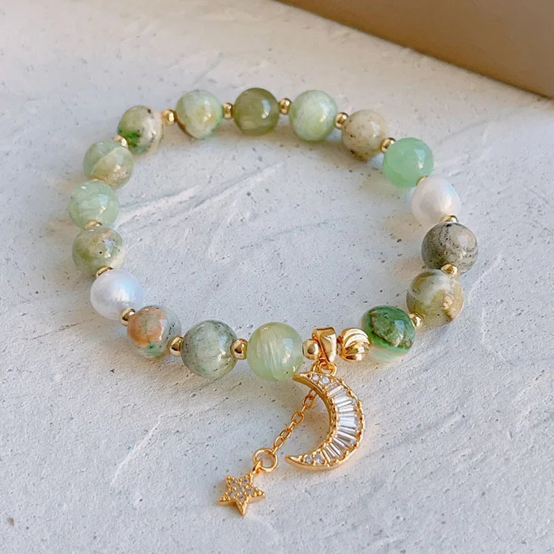 Crystal Freshwater Pearls Zircon Moon