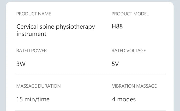 Vibration Neck Masssger Rechargeable