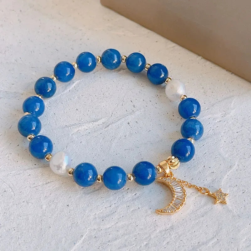 Crystal Freshwater Pearls Zircon Moon