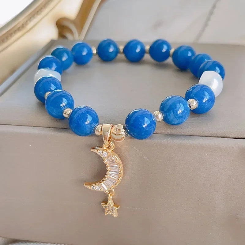 Crystal Freshwater Pearls Zircon Moon