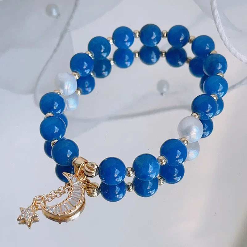 Crystal Freshwater Pearls Zircon Moon