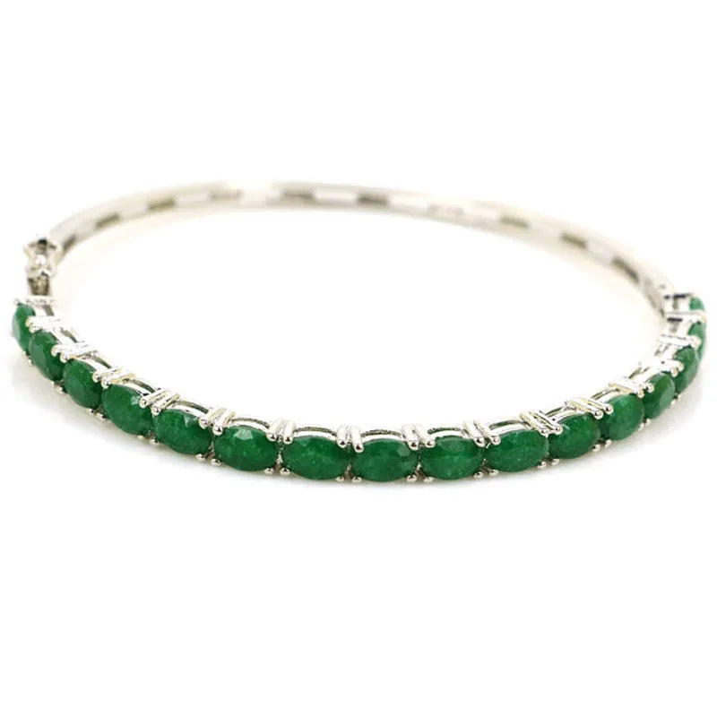 Real Green Emerald Pink Tourmaline Violet