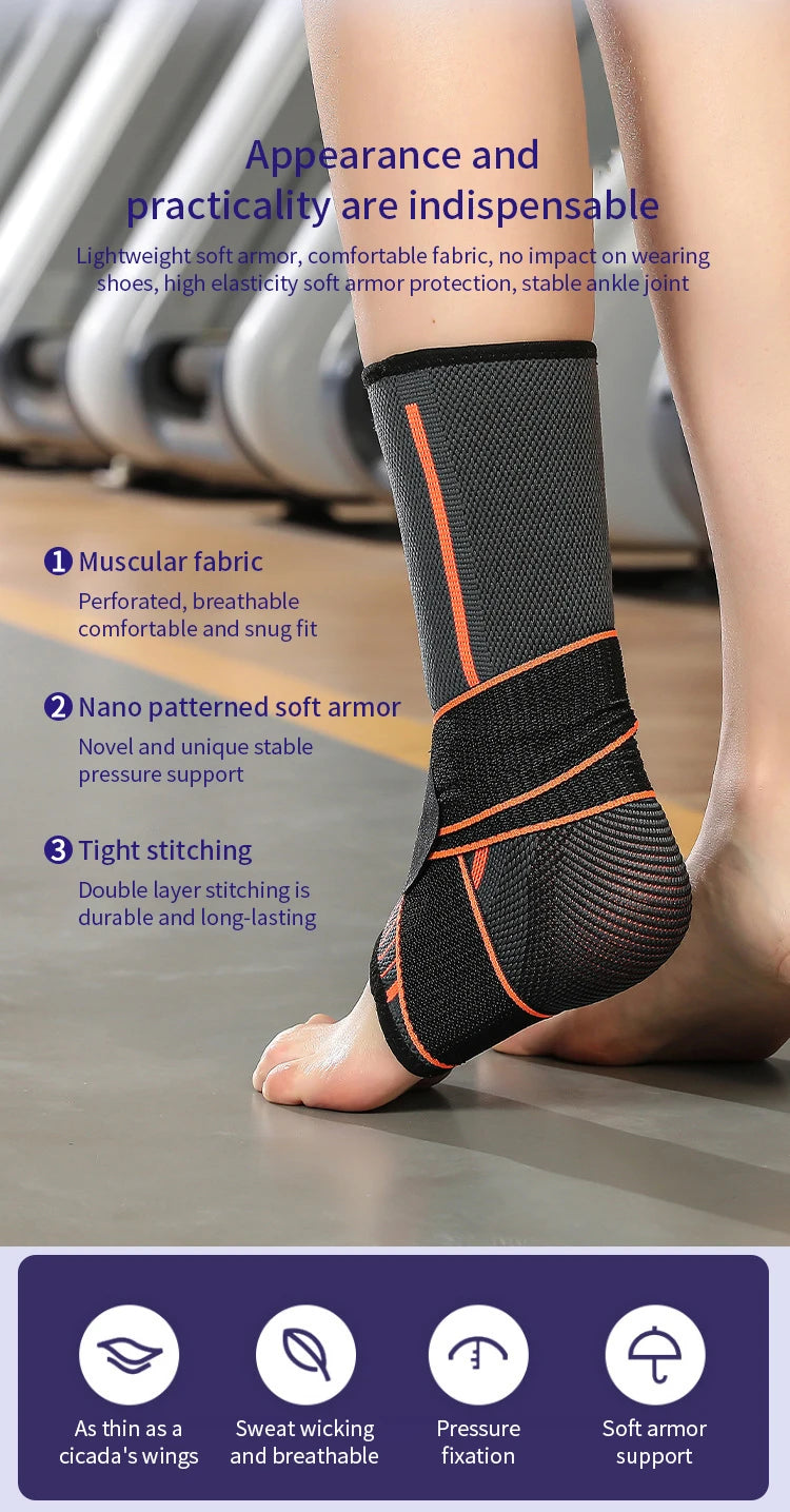 Pressurized Bandage Ankle Support