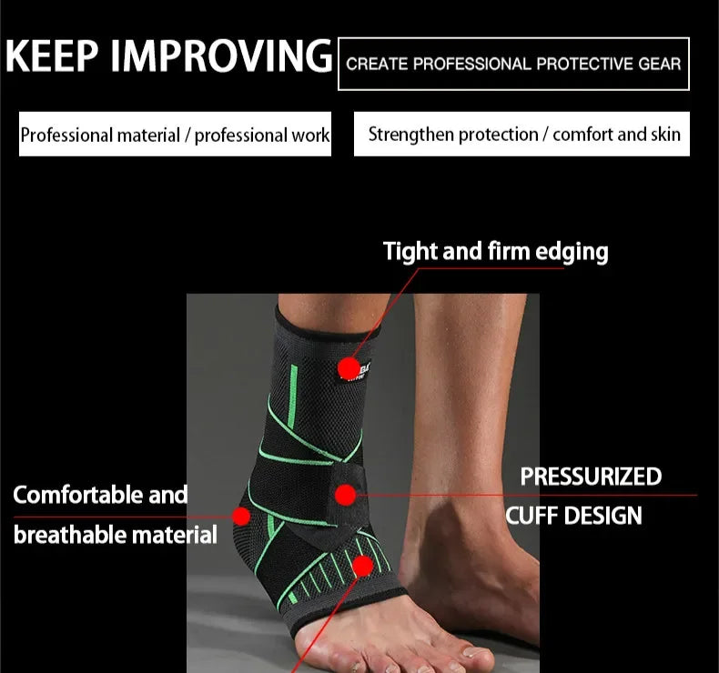 Pressurized Bandage Ankle Support