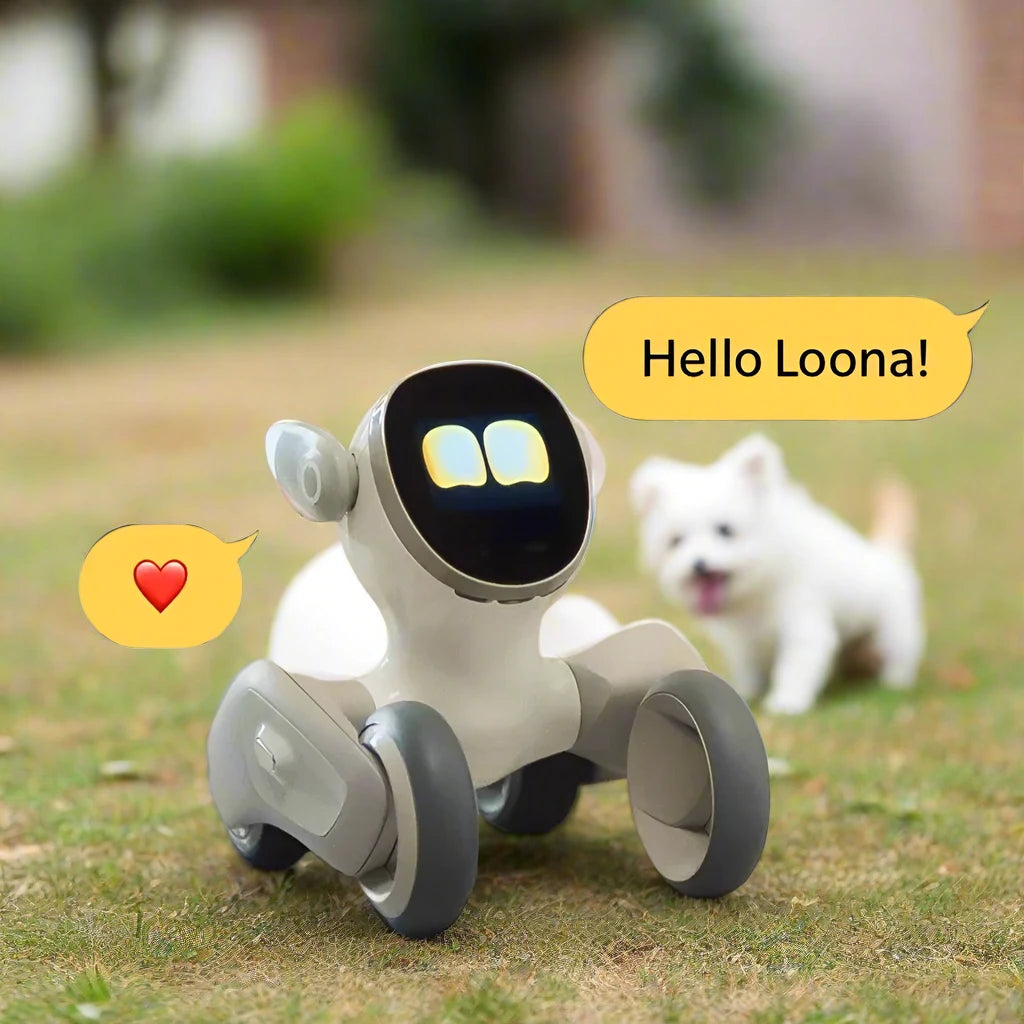 LOONA Smart Robot Dog Intelligent Emopet Robots Luna Accompany Voice Machine Compatible Game