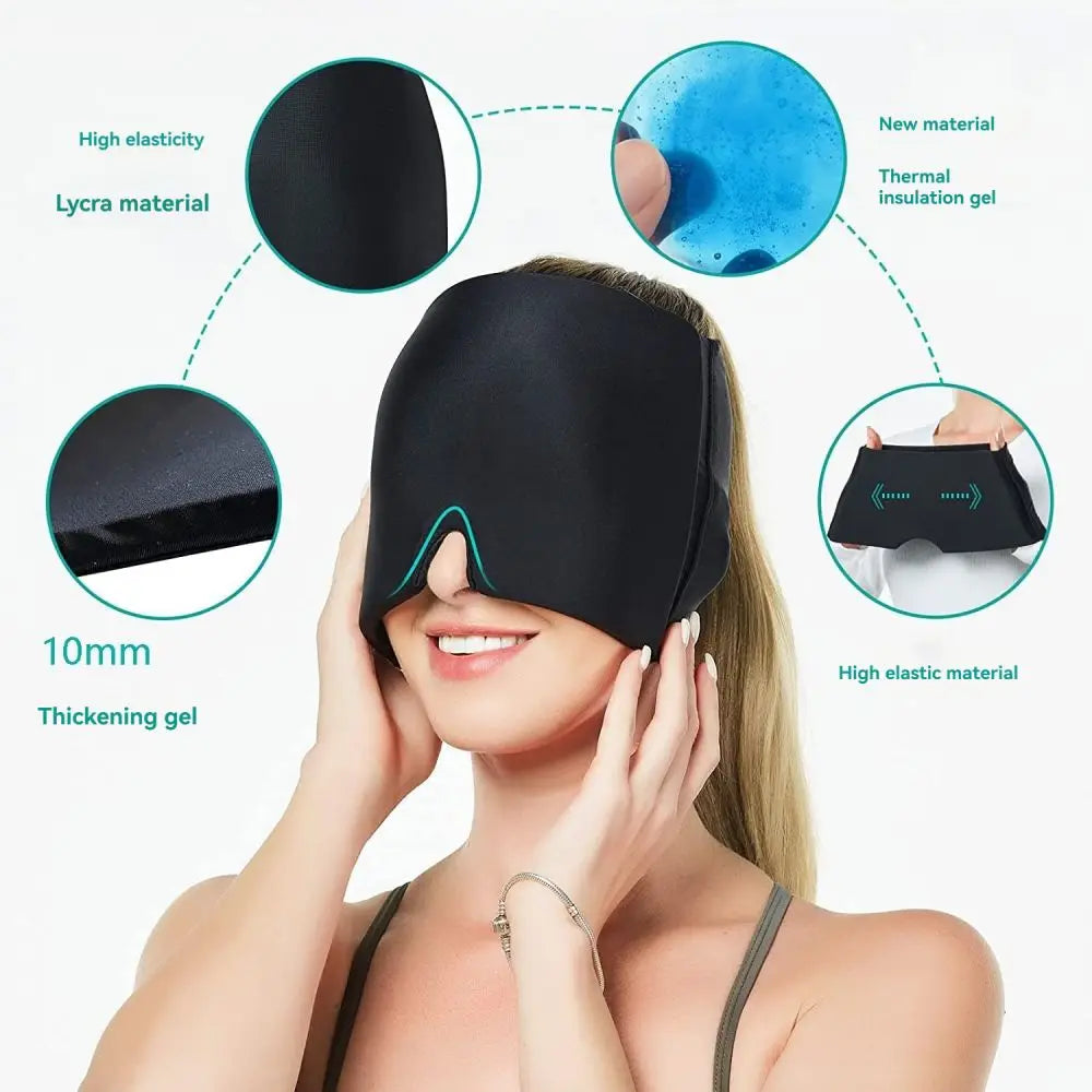 Cold Compress Head Cover Gel Eye Mask