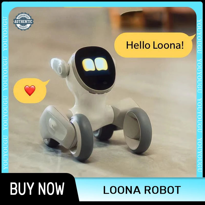 LOONA Smart Robot Dog Intelligent Emopet Robots Luna Accompany Voice Machine Compatible Game