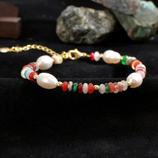 Natural Handmade Freshwater Pearl Bracelet